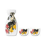 Product info: 齊白石小品瓷器壺杯組