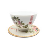 Product info: 魚兒牡丹雅緻一杯一墊