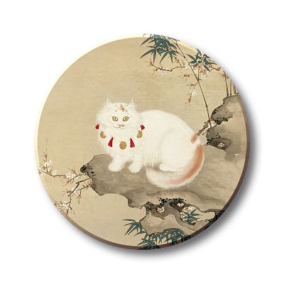 貓竹 吸水杯墊