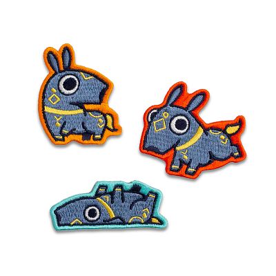 Product info: 安富尊榮—犧尊 犧墨墨 刺繡徽章