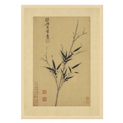Product info: 墨竹譜畫框壁掛式空氣清淨機手動版 (FLAT-LIT)